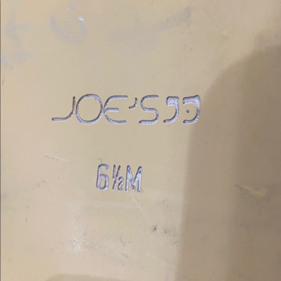 Joe’s Short Crimped Suede Boots, Booties Sz 6.5 - Picture 7 of 8